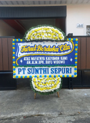Papan Bunga Duka di Dorpedu